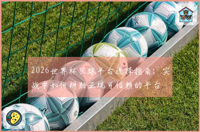 2026世界杯买球平台选择指南：实战中如何辨别正规可信赖的平台