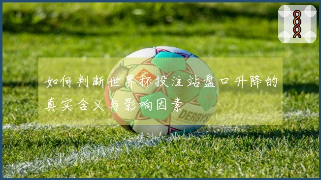 如何判断世界杯投注站盘口升降的真实含义与影响因素